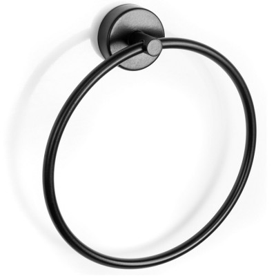 Karag Moderno Πετσετοκρεμάστρα Κρίκος Nero - 222055