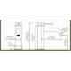 Gloria Gini Brushed Gold  ST/ST Αναμεικτική Μπαταρία Νιπτήρα Χρυσή (41-1001)
