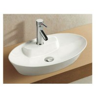 Karag LT3203 Επικαθήμενος Νιπτήρας Πορσελάνης 61x36.5cm Λευκός