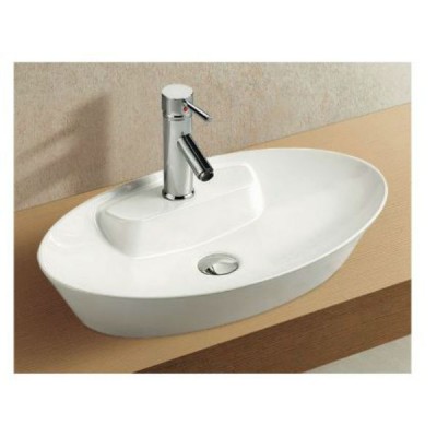 Karag LT3203 Επικαθήμενος Νιπτήρας Πορσελάνης 61x36.5cm Λευκός