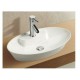 Karag LT3203 Επικαθήμενος Νιπτήρας Πορσελάνης 61x36.5cm Λευκός