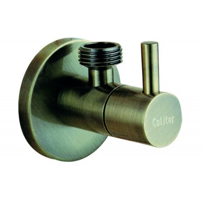 GLORIA VITRINA-ΓΩΝΙΑΚΟΣ ΔΙΑΚΟΠΤΗΣ 1/2΄΄Χ1/2΄΄ BRONZE (34-9011)