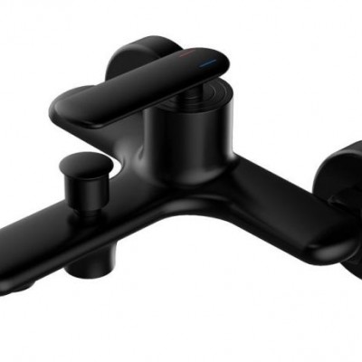 Gloria 38-3432 Black Αναμεικτική Μπαταρία Μπανιέρας Πλήρες Σετ Μαύρη (38-3432)
