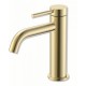 Gloria Gini Brushed Gold  ST/ST Αναμεικτική Μπαταρία Νιπτήρα Χρυσή (41-1001)