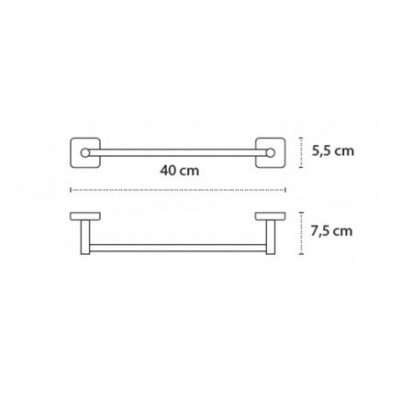 Karag Quattro Πετσετοκρεμάστρες 40cm- 4240