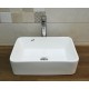KLP Plus Επικαθήμενος Νιπτήρας Πορσελάνης 47x37cm Λευκός  444901