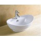KLP Royal Επικαθήμενος Νιπτήρας Πορσελάνης 59x40cm Λευκός  444918