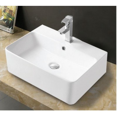 KLP Eros Επικαθήμενος Νιπτήρας Πορσελάνης 52x42cm Λευκός 444929N