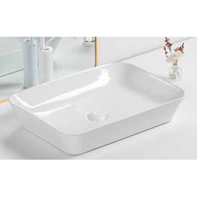 KLP Irma Επικαθήμενος Νιπτήρας Πορσελάνης 55x40cm Λευκός  448727
