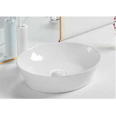 KLP Eva Επικαθήμενος Νιπτήρας Πορσελάνης 40,5x36,5cm Λευκός 448728