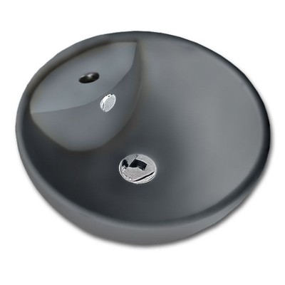 Gloria D-450 Επικαθήμενος Νιπτήρας Πορσελάνης 46x46cm Γκρι (47-1913)