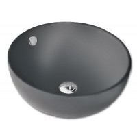 Gloria Creso Επικαθήμενος Νιπτήρας Πορσελάνης 44x44cm Γκρι (47-8001)