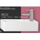 Huida Deco Επικαθήμενος Νιπτήρας Πορσελάνης 49.5x25cm Λευκός (17-4925)
