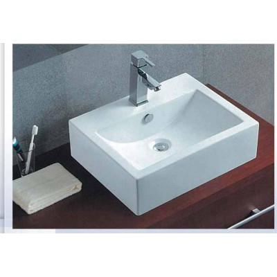 Gloria Bel Kare Επικαθήμενος Νιπτήρας Πορσελάνης 53x42cm Λευκός (17-4826)