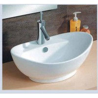 Gloria Bel Kayak Επικαθήμενος Νιπτήρας Πορσελάνης 60x40cm Λευκός (17-4840)