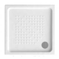 Sanitana Calisson Τετράγωνη Πορσελάνινη Ντουζιέρα 70x70x8cm Λευκή 5421707