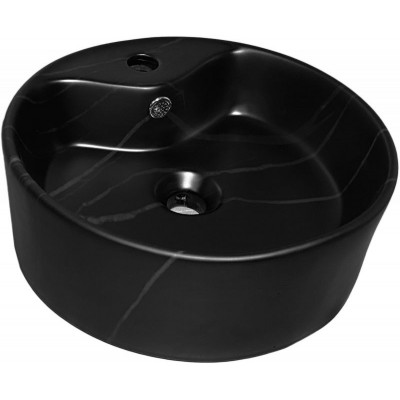 GLORIA ΝΙΠΤΗΡΑΣ GIRO -MARMO NERO Φ41X14,5 ΕΠΙΚΑΘΗΜΕΝΟΣ (58-8002)