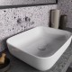 Orabella Palma Επικαθήμενος Νιπτήρας 50x39x13cm White Glossy 60185
