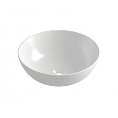 Orabella Mug Επικαθήμενος Νιπτήρας 41.5x15.5cm White Glossy 60186