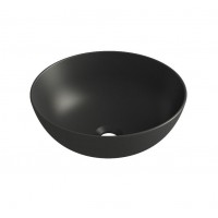 Orabella Mug Επικαθήμενος Νιπτήρας 41.5x15.5cm Black Matt 60187