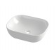 Orabella Venus Επικαθήμενος Νιπτήρας 50.5x40.5x14cm White Glossy 60188