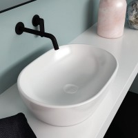 Orabella Loren Επικαθήμενος Νιπτήρας 59x40.5x14.5cm White Glossy 60191