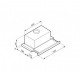 PYRAMIS ΣΥΡΟΜΕΝΟΣ 60CM INOX ΑΠΟΡΡΟΦΗΤΗΡΑΣ 065017002