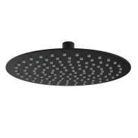Teorema Στρογγυλή Κεφαλή Ντουζ 25cm black matt 6301480
