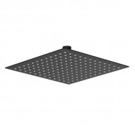 Teorema Τετράγωνη Κεφαλή Ντουζ 25cm black matt 6301485