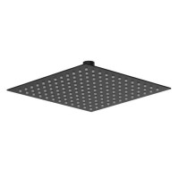 Teorema Τετράγωνη Κεφαλή Ντουζ 25cm black matt 6301485