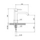 TEOREMA NEW JABIL TOTAL BLACK - Μπαταρία Νιπτήρα 6373332N