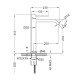 TEOREMA NEW JABIL TOTAL BLACK - Μπαταρία Νιπτήρα Ψηλή 6373370N