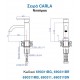Kls Carla Μπαταρία Νιπτήρα Chrome 690311