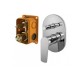 KLS Lux 690642 Μίκτης Μπαταρίας Εντοιχισμού Ντουζιέρας 2 Εξόδων Chrome