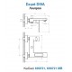 Kls Diva 690721 Μπαταρία Μπανιέρας Πλήρες Σετ Ασημί