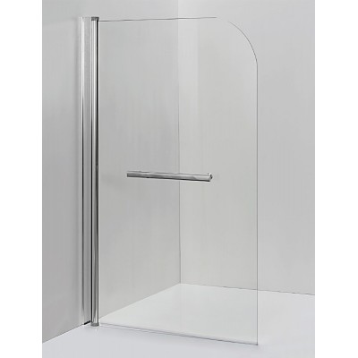 Διαχωριστικό Μπανιέρας Crown 4631840  85x140cm Clear Glass Chrome