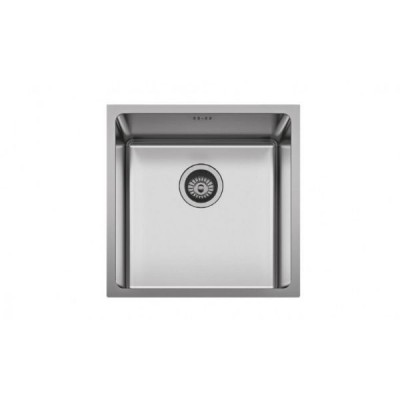 Karag BL 793 Υποκαθήμενος Νεροχύτης Inox Σατινέ 44x44cm Ασημί