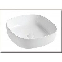 Gloria Viva Επικαθήμενος Νιπτήρας Πορσελάνης 45x45cm Λευκός (83-8557)