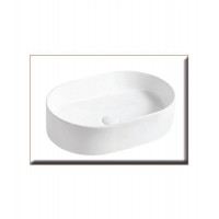 Gloria Siento Επικαθήμενος Νιπτήρας Πορσελάνης 55x36.5cm Λευκός (83-8588)