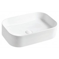Gloria Pronto Επικαθήμενος Νιπτήρας Πορσελάνης 55.5x37.5cm Λευκός (83-8629)