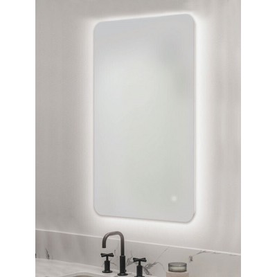 Kolossos Square 60X100cm Καθρέπτης Μπάνιου με LED 876180