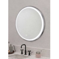 Kolossos Rotondo Chrome Φ60cm Καθρέπτης Μπάνιου με LED 876691