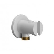 Karag Artemis AC05003 Παροχή Νερού Εντοιχισμού και Στήριγμα Bianco