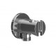 Karag Artemis AC05003 Παροχή Εντοιχισμού και στήριγμα Chrome