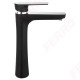 Ferro Algeo Square Black Αναμεικτική Μπαταρία Νιπτήρα Μαύρη/Chrome BAQ2LBLC
