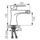 Ferro Algeo Square Black/Chrome - Μπαταρία Μπιντέ BAQ6BLC