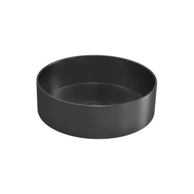 1 Karag Venus Επικαθήμενος Νιπτήρας σετ βαλβίδα 38x38cm Gun Metal BB6802-BGM