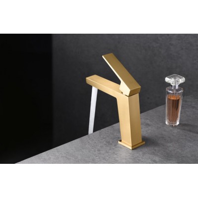 Imex Art Αναμεικτική Μπαταρία Νιπτήρα Gold Mat BDAR025-1OC