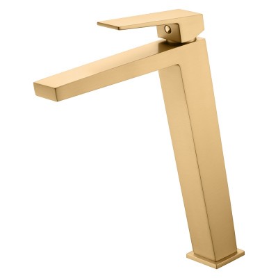Imex Art Αναμεικτική Μπαταρία Νιπτήρα Ψηλή Gold Mat BDAR025-3OC