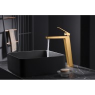 Imex Art Αναμεικτική Μπαταρία Νιπτήρα Ψηλή Gold Mat BDAR025-3OC